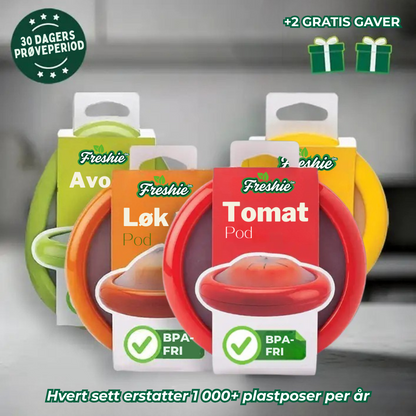 Freshie™ - Gjenbrukbare grønnsaks- og fruktlokk
